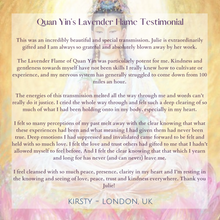 Cargar imagen en el visor de la galería, Quan Yin's Lavender Flame