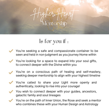 Cargar imagen en el visor de la galería, Higher Heart Mentorship