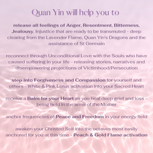 Cargar imagen en el visor de la galería, Quan Yin's Lavender Flame