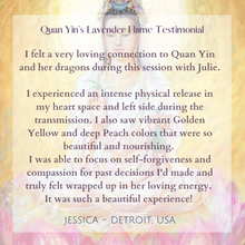 Cargar imagen en el visor de la galería, Quan Yin's Lavender Flame