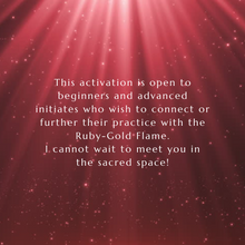 Load image into Gallery viewer, FREE Ruby-Gold Flame activation