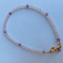 Load image into Gallery viewer, Rose Quartz x Pink Tourmaline Bracelet