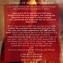 Cargar imagen en el visor de la galería, Gnosis of Rose Magdalene Journey