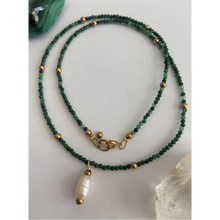 Load image into Gallery viewer, PREORDERS African Jade x Pearl Necklace
