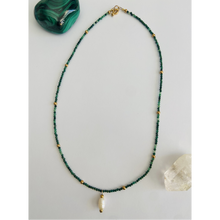Load image into Gallery viewer, PREORDERS African Jade x Pearl Necklace
