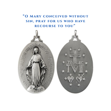 Load image into Gallery viewer, PREORDERS Mother Mary Aquamarine x Miraculous Medal Bracelet
