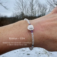 Charger l'image dans la galerie, Ruby Zoisite x Golden Hematite Bracelet
