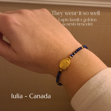 Charger l'image dans la galerie, Ruby Zoisite x Golden Hematite Bracelet
