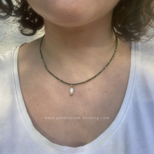 Load image into Gallery viewer, PREORDERS African Jade x Pearl Necklace
